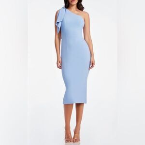 dress the population camelia ruffle-shoulder v-neck stretch crepe maxi dress Dress the Population | Dresses | Dress The Population Camelia Ruffleshoulder Vneck Stretch Crepe Maxi Dress
